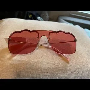 Miu Miu | Accessories | Miu Miu Nwt Pink Scalloped  display picture 1